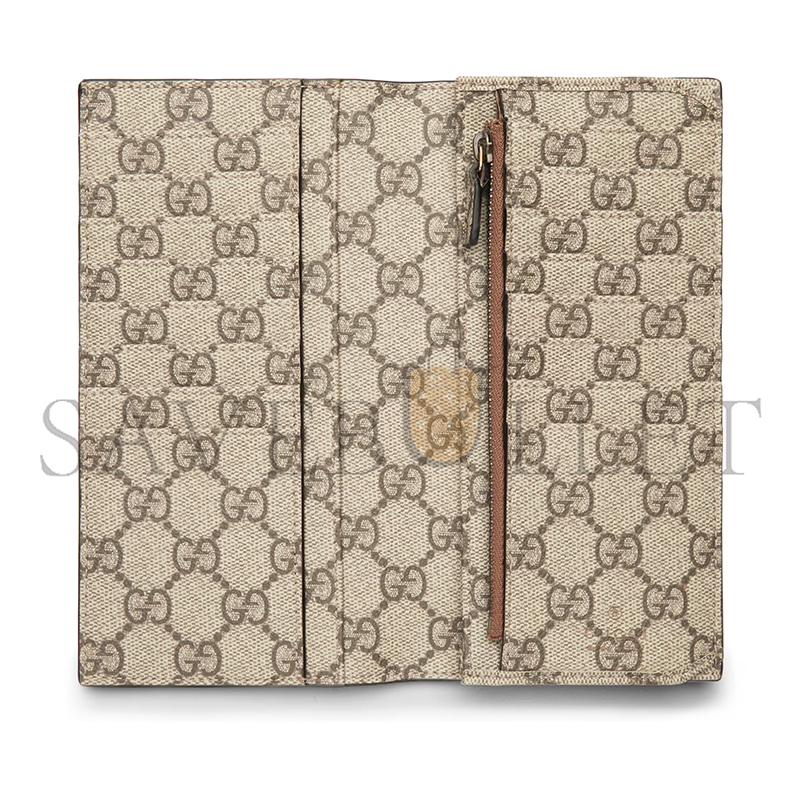 GUCCI GG EMBLEM LONG EMBOSSED WALLET 818955 (19*10*2cm)